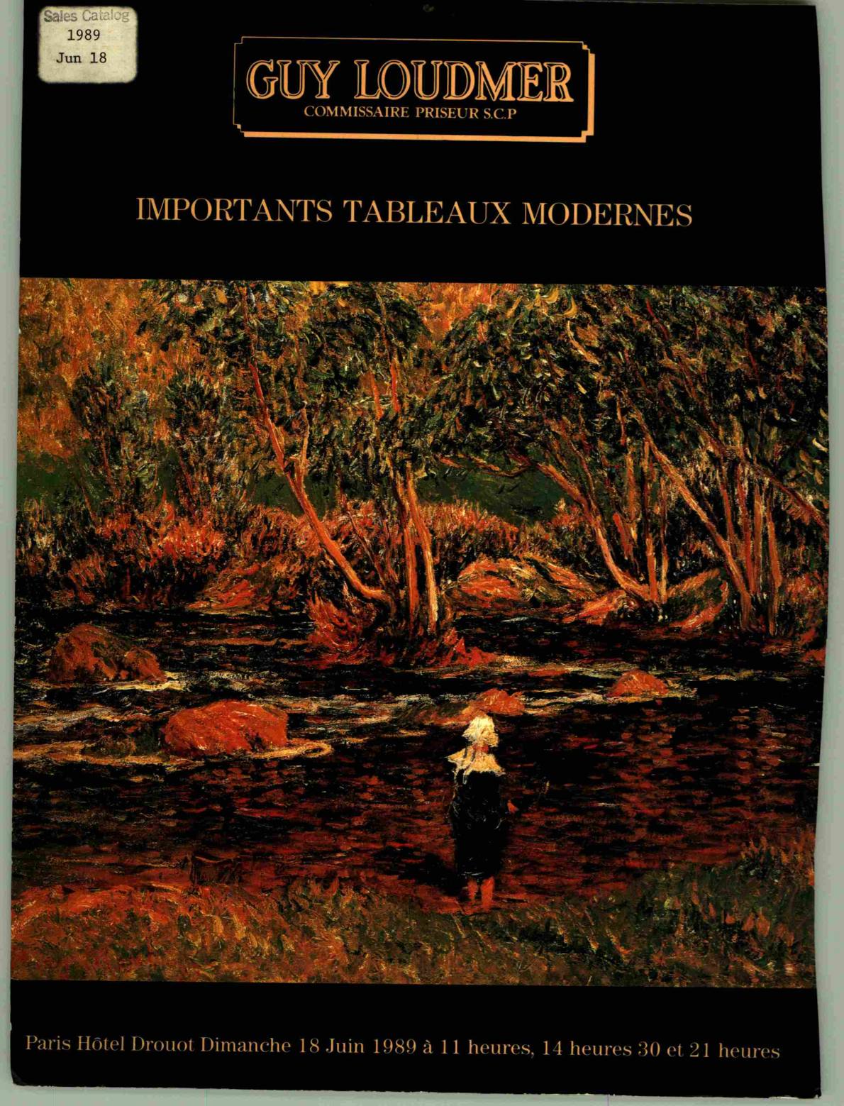 Guy Loudmer June 1989 Important Modern Paintings (Digital only)