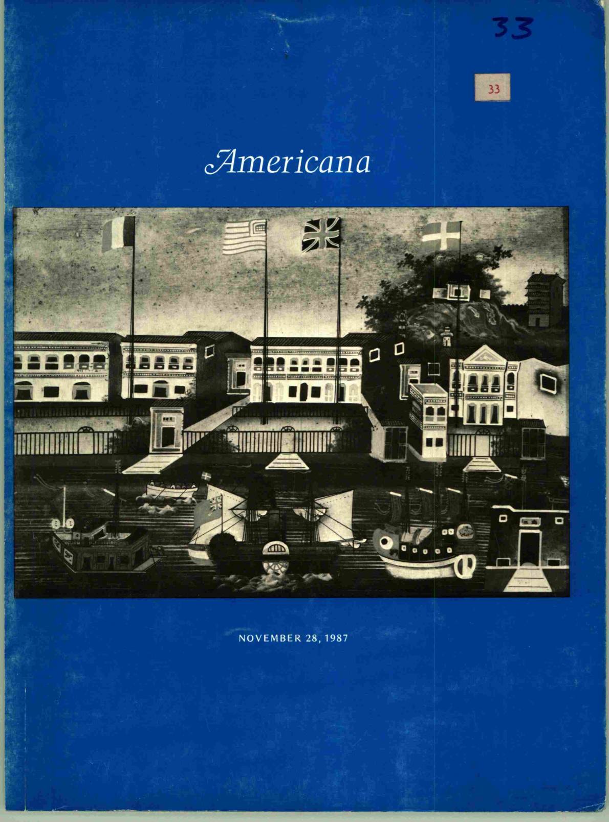 Richard A. Bourne November 1987 Americana (Digital only)