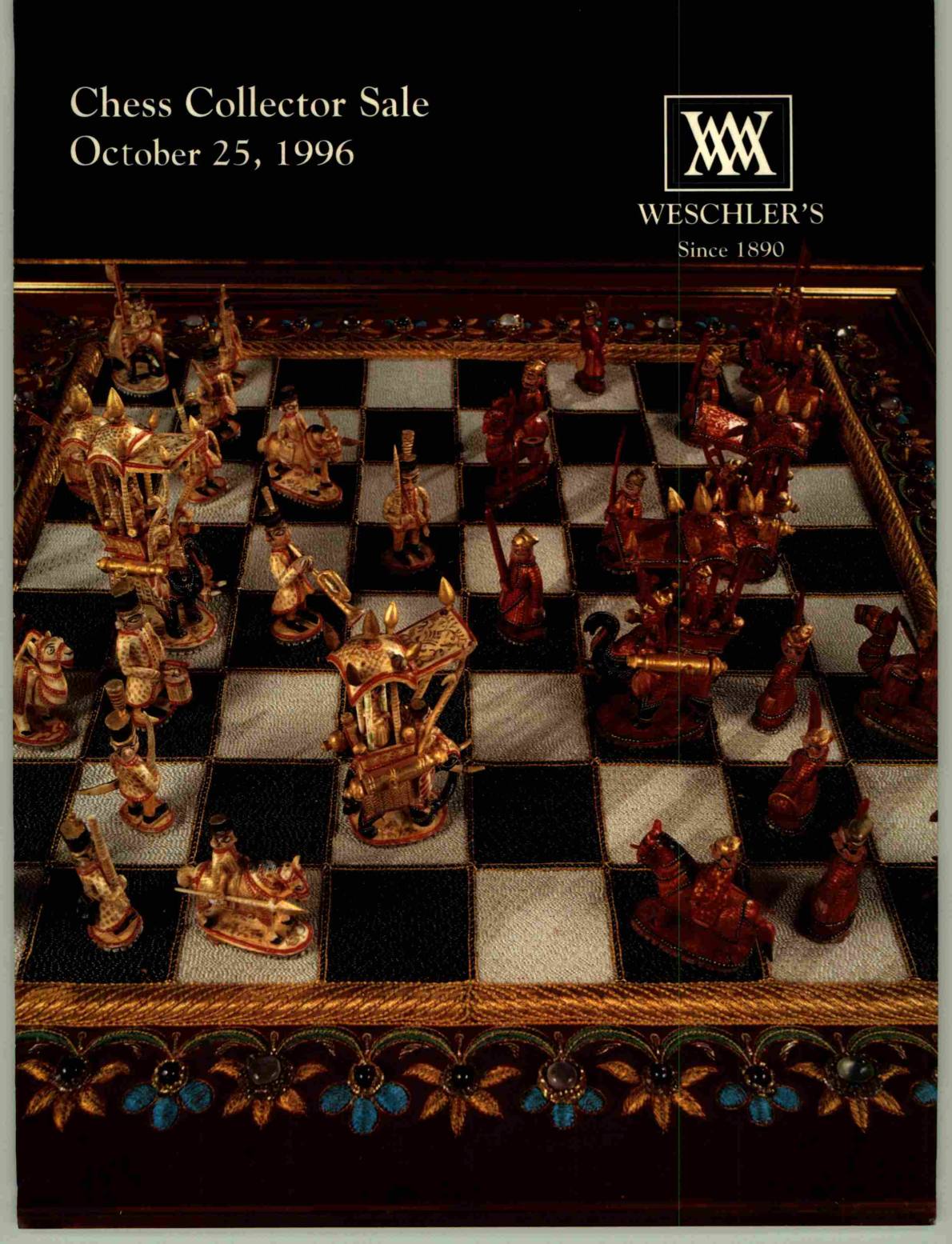 Weschlers Oct 1996 English and Continental Furniture, Decorations & Chess (Digit