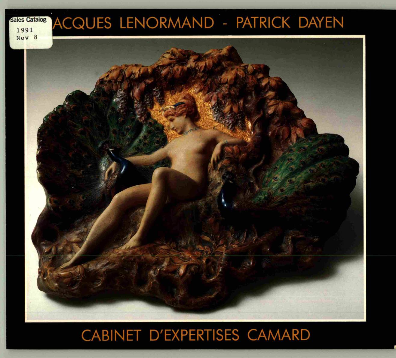 Lenormand & Dayen November 1991 The art of ceramics in France (Digital only)