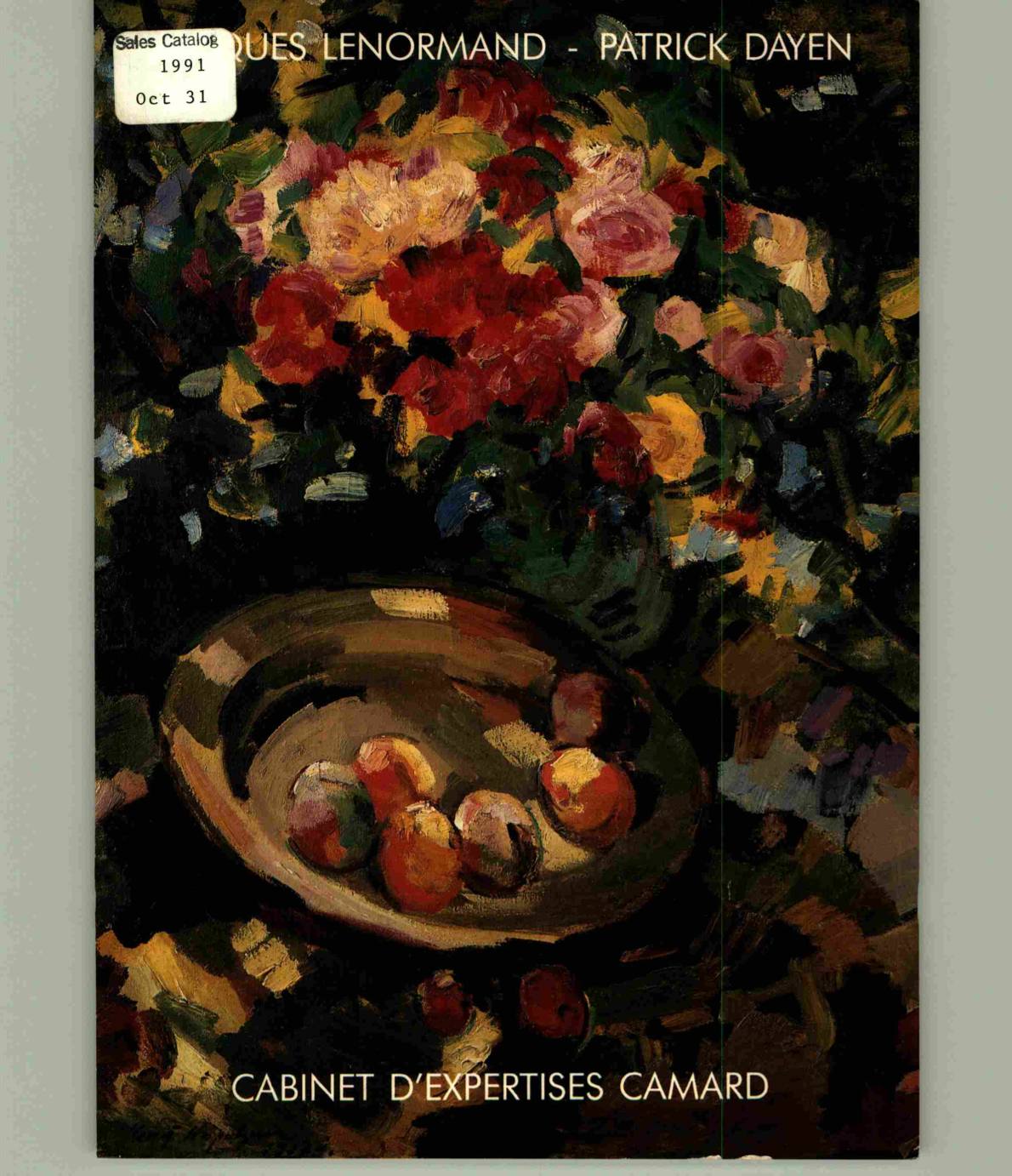 Lenormand & Dayen Oct 1991 Prints Modern Drawings & Paintings Drawings(Digital