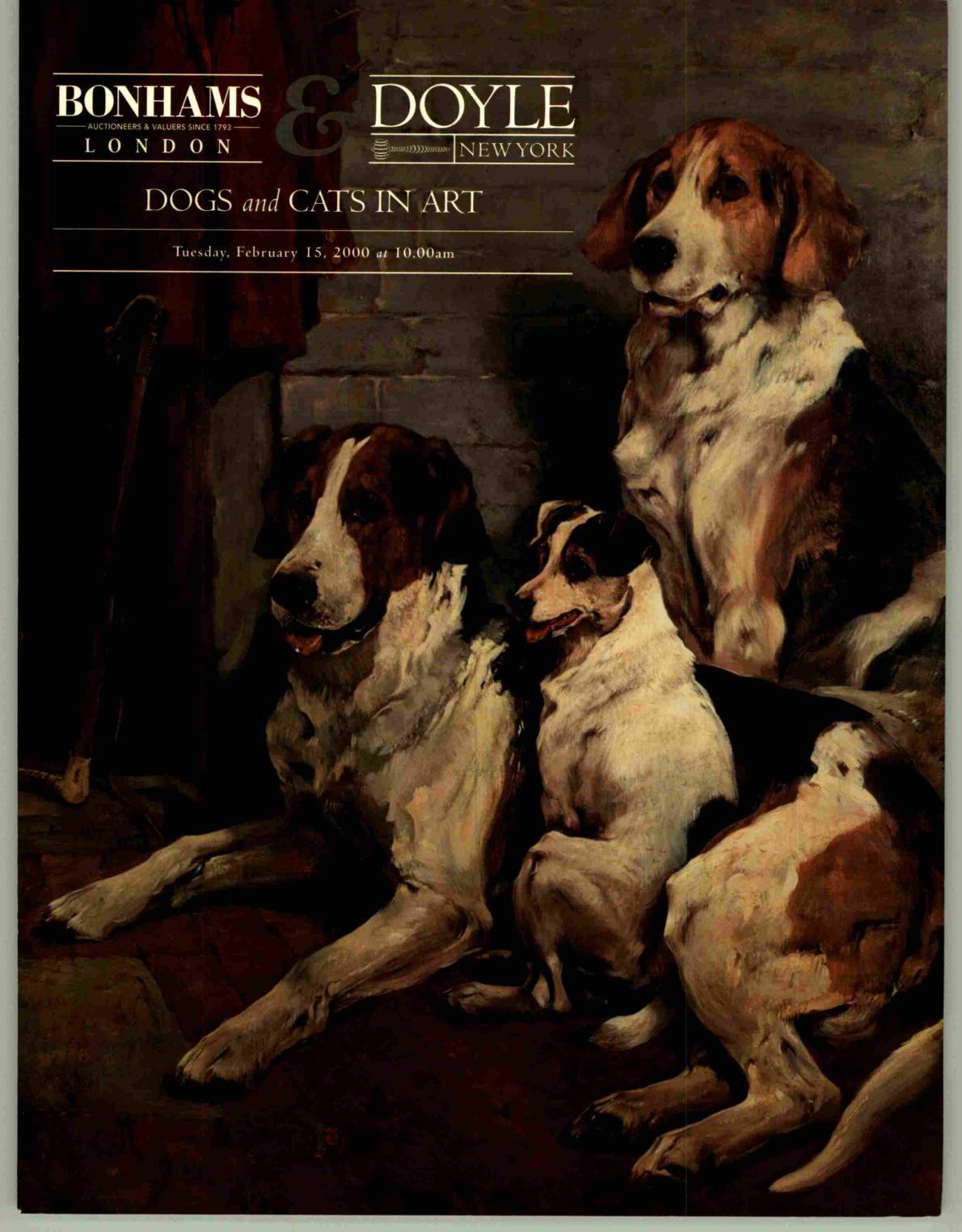 Bonhams & Doyle February 2000 Dogs & Cats in Art (Digital only)