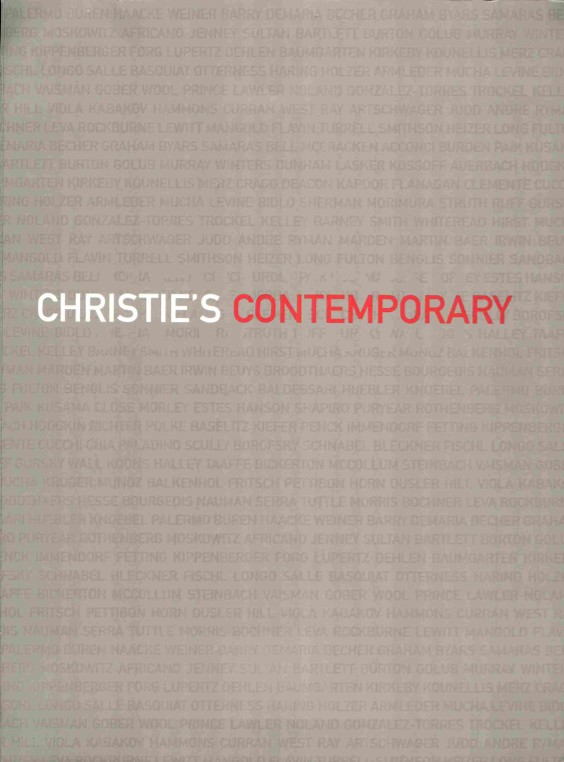 Christies June 1998 Contemporary Art including Works Collection (Digital only)