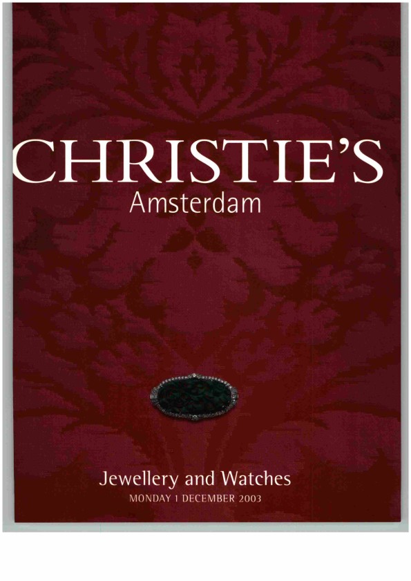 Christies December 2003 Jewellery & Watches (Digital only)