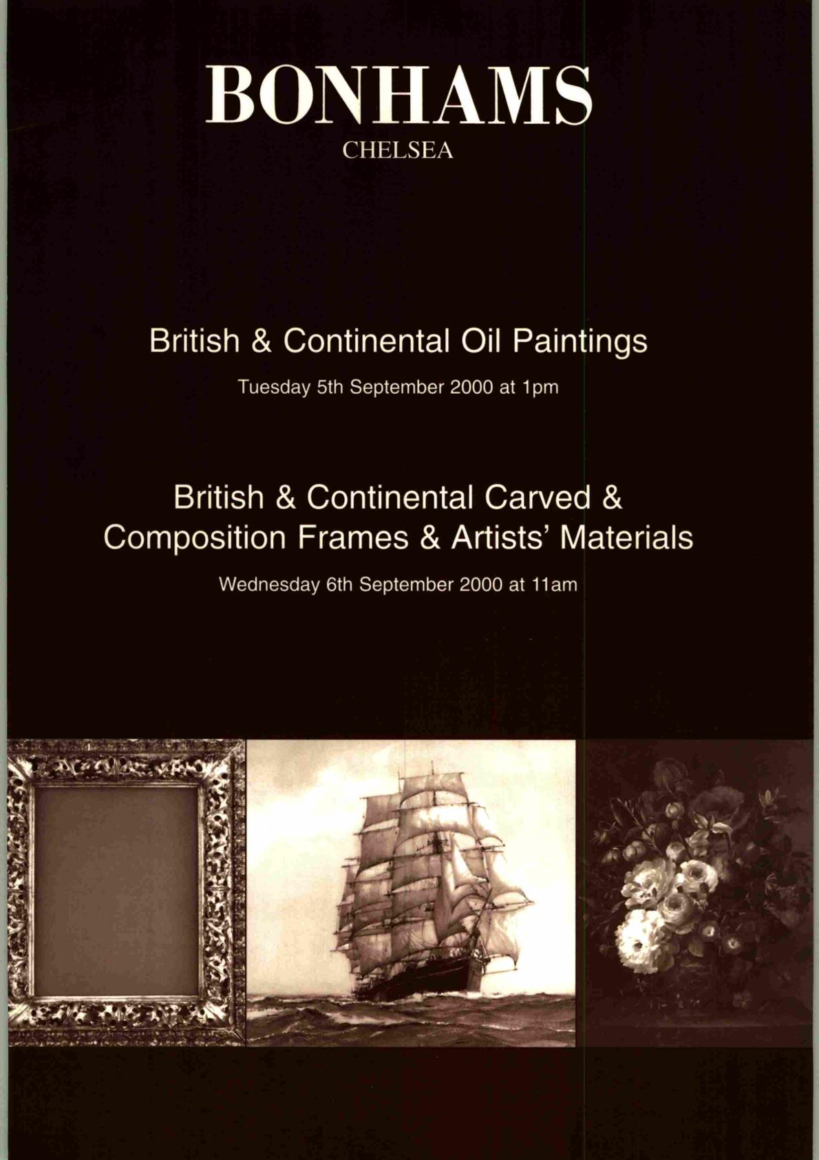 Bonhams September 2000 British & Continental Oil Paintings (Digital only)