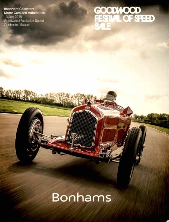 Bonhams July 2018 Important Collectors' Motor Cars & Automobilia (Digital only)