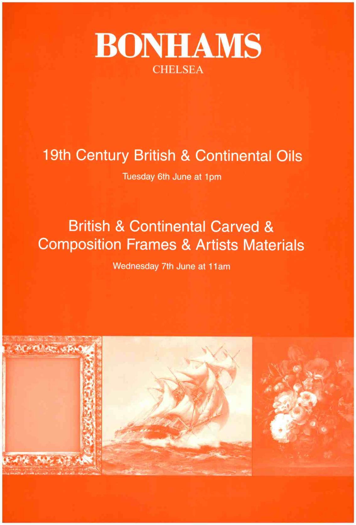 Bonhams June 2000 19th Century British & Continental Oils British (Digital only