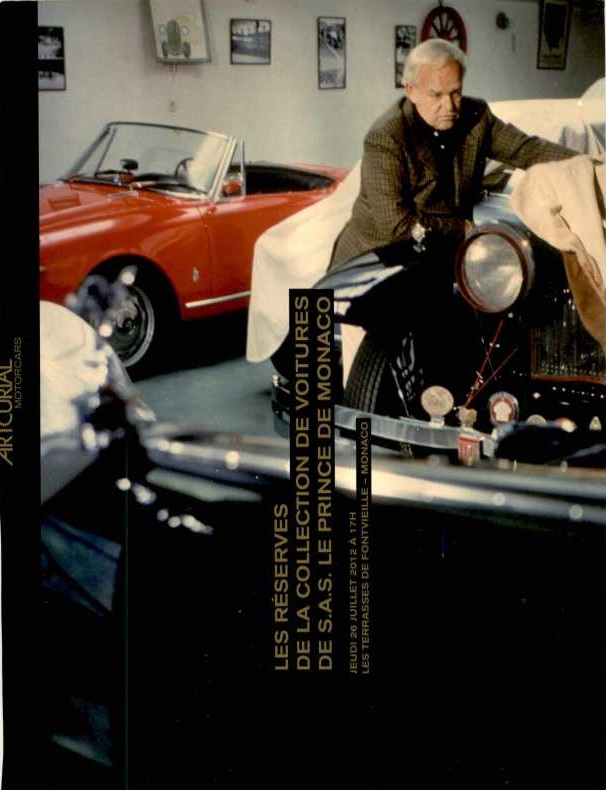 Artcurial July 2012 Car Collection of H.S.H & Prince of Monaco (Digital only)