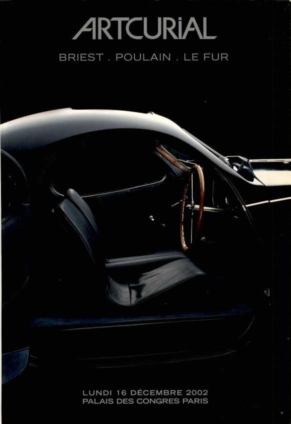 Artcurial December 2002 Automobilia (Digital only)