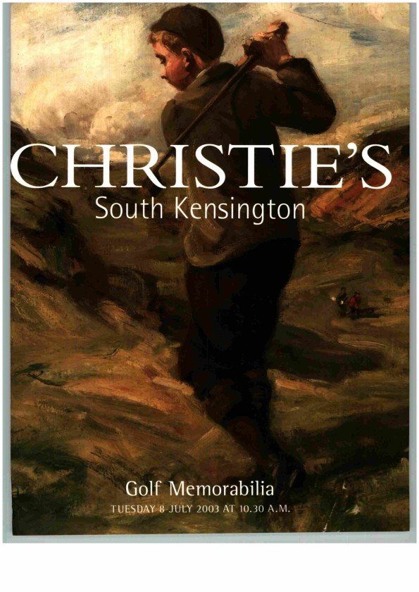 Christies July 2003 Golf Memorabilia (Digital only)