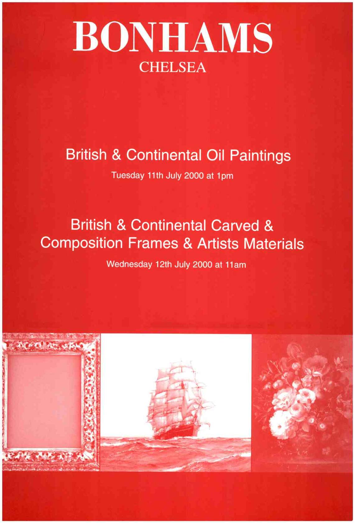 Bonhams July 2000 British & Continental Oils British and Continental (Digital o