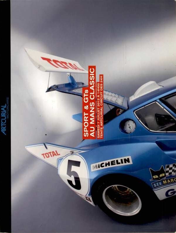Artcurial July 2012 Sport & GTs at Le Mans Classic (Digital only)