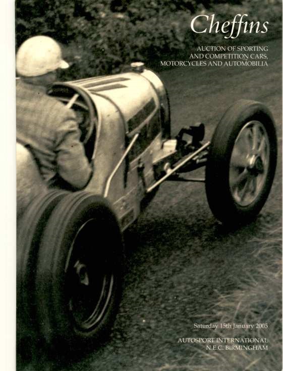 Cheffins January 2005 Sporting & Competition Cars, Motorcycles and Automobilia (