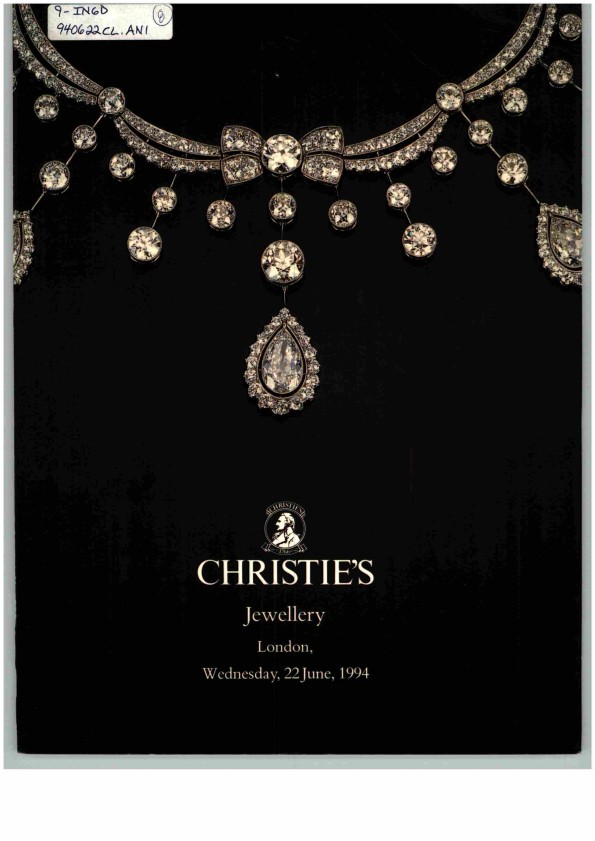 Christies June 1994 Jewellery (Digital only)