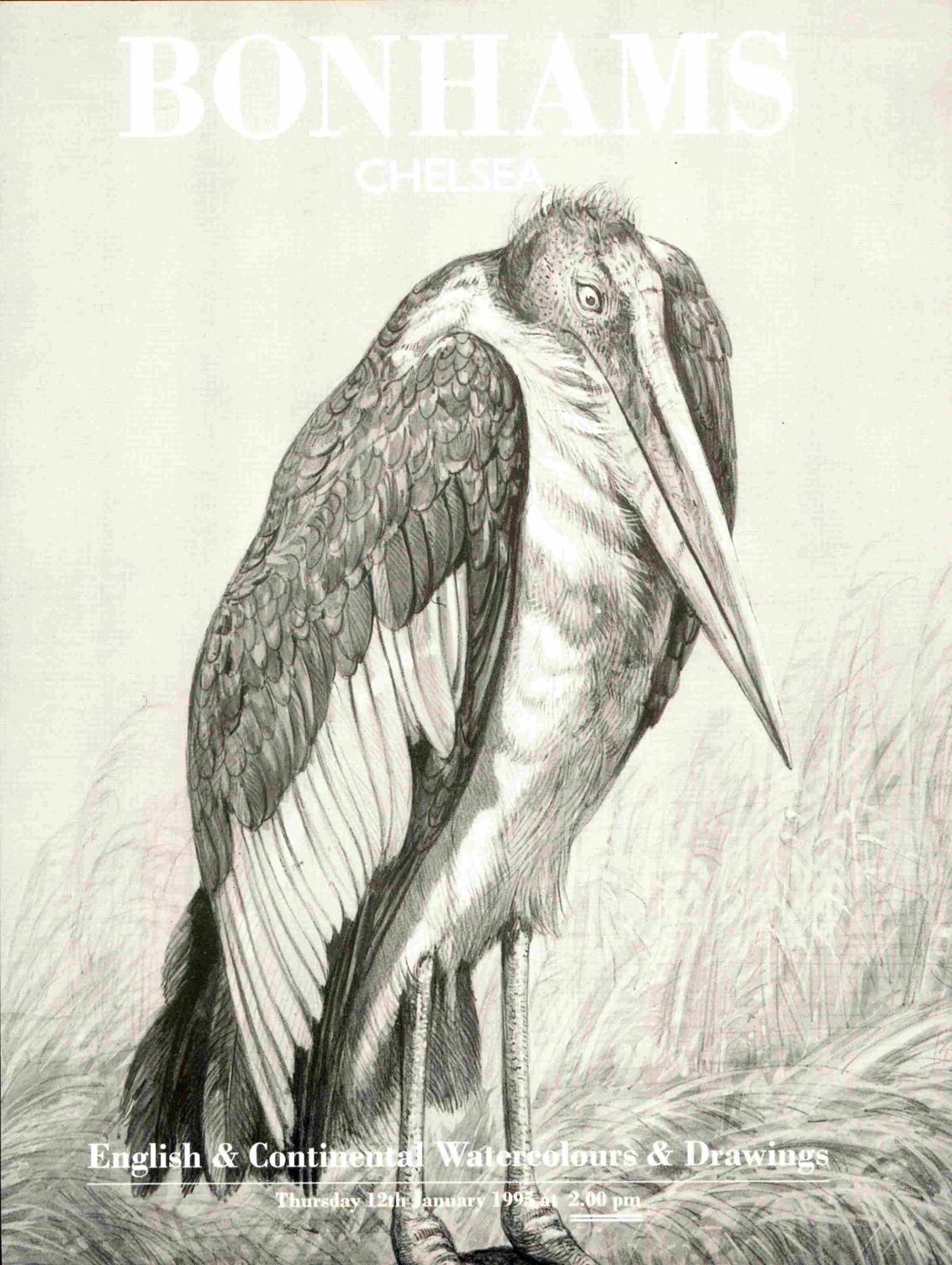 Bonhams Jan 1995 English & Continental Watercolours, Drawings (Digital only)