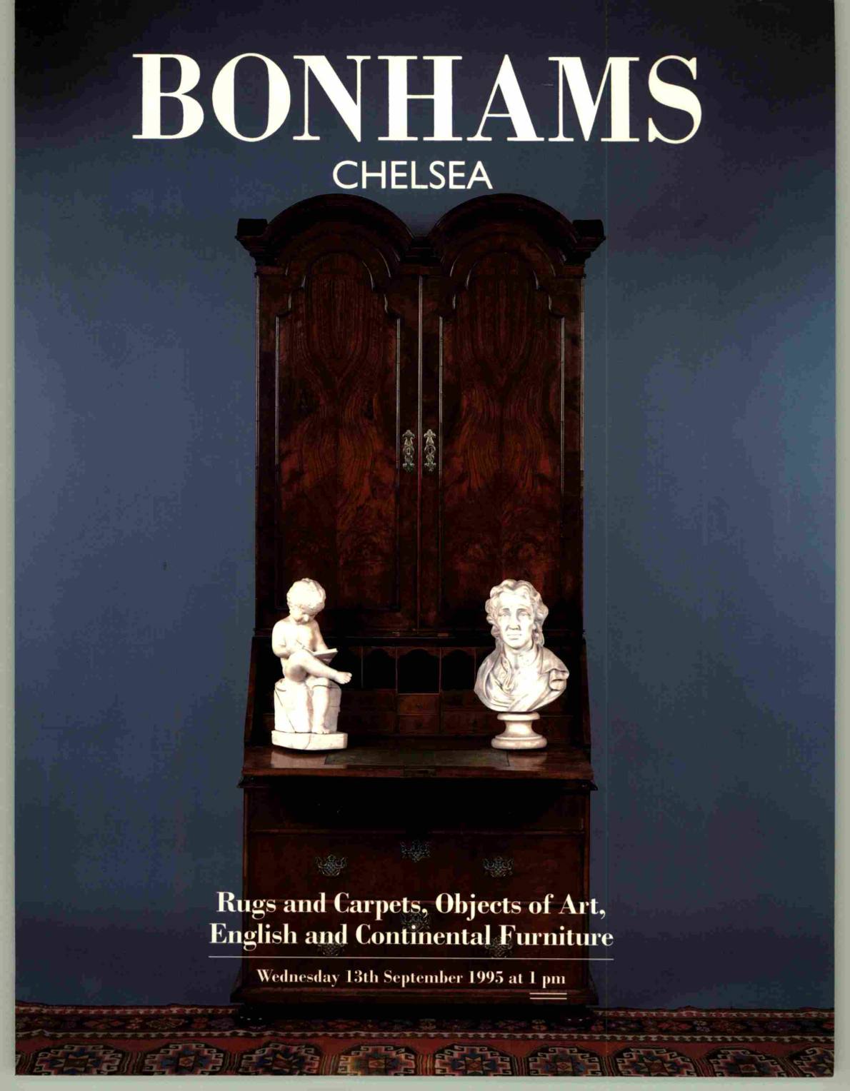 Bonhams Sep 1995 Rugs and Carpets, Objets of Art, English (Digital only)