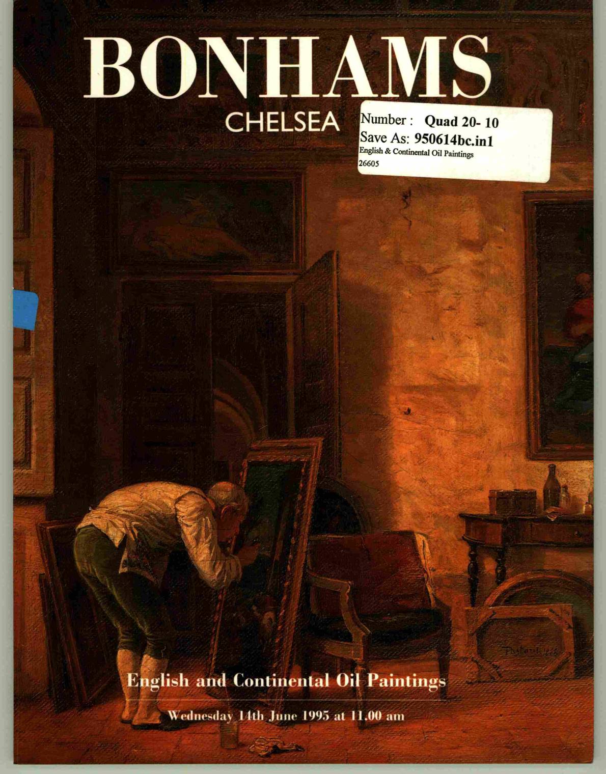 Bonhams June 1995 English and Continental Oil Paintings (Digital only)