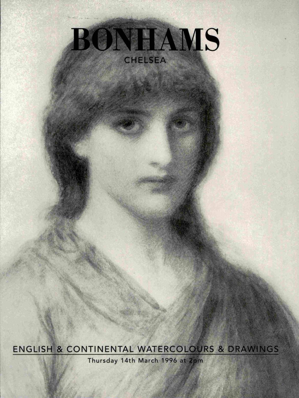 Bonhams March 1996 English & Continental Watercolours, Drawings (Digital only)