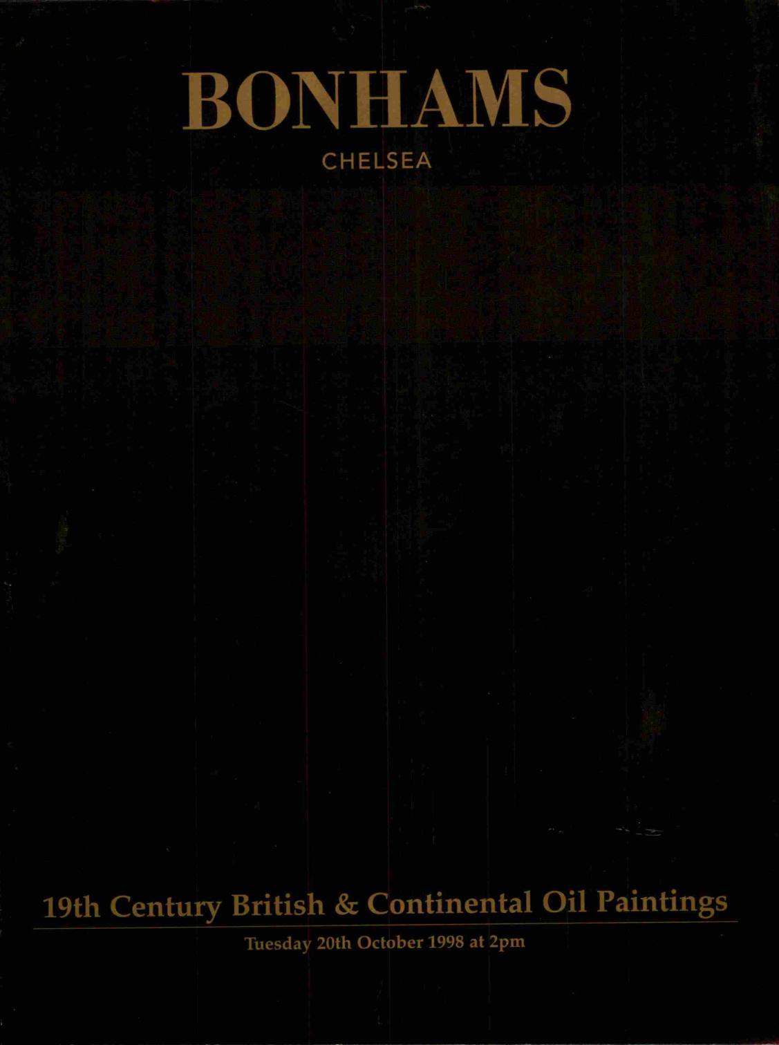 Bonhams Oct 1998 19th Century British & Continental Oil Paintings (Digital only