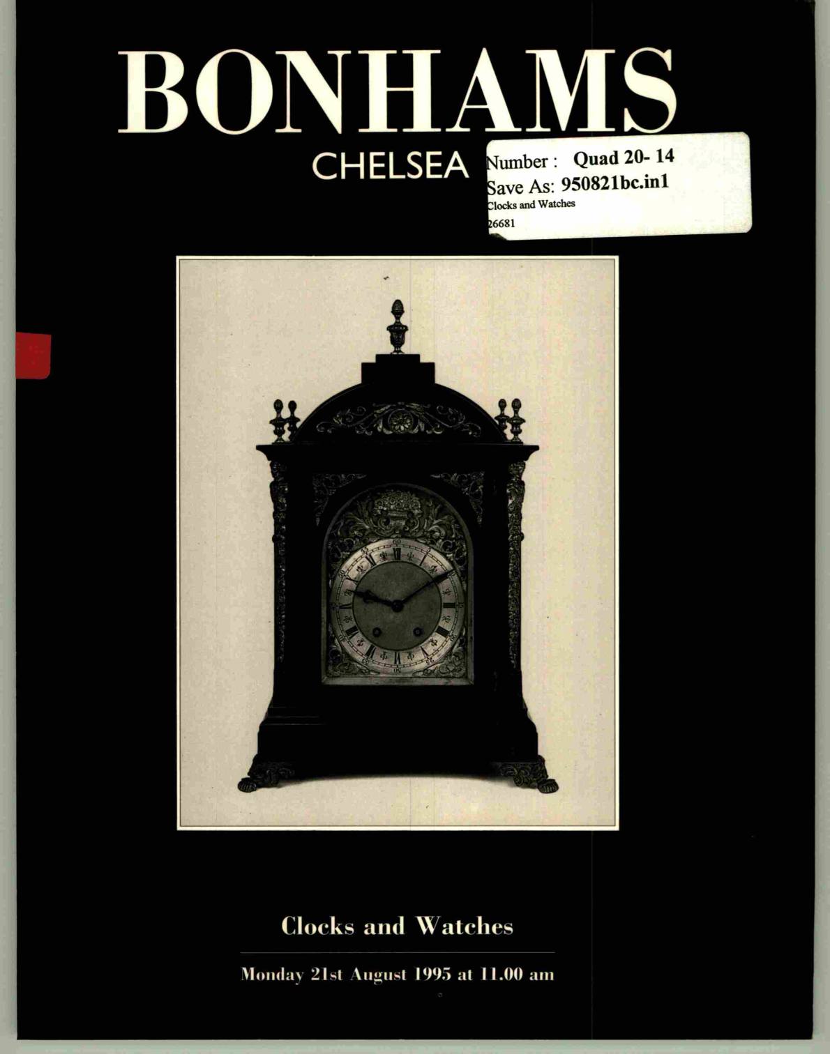 Bonhams August 1995 (Digital only)