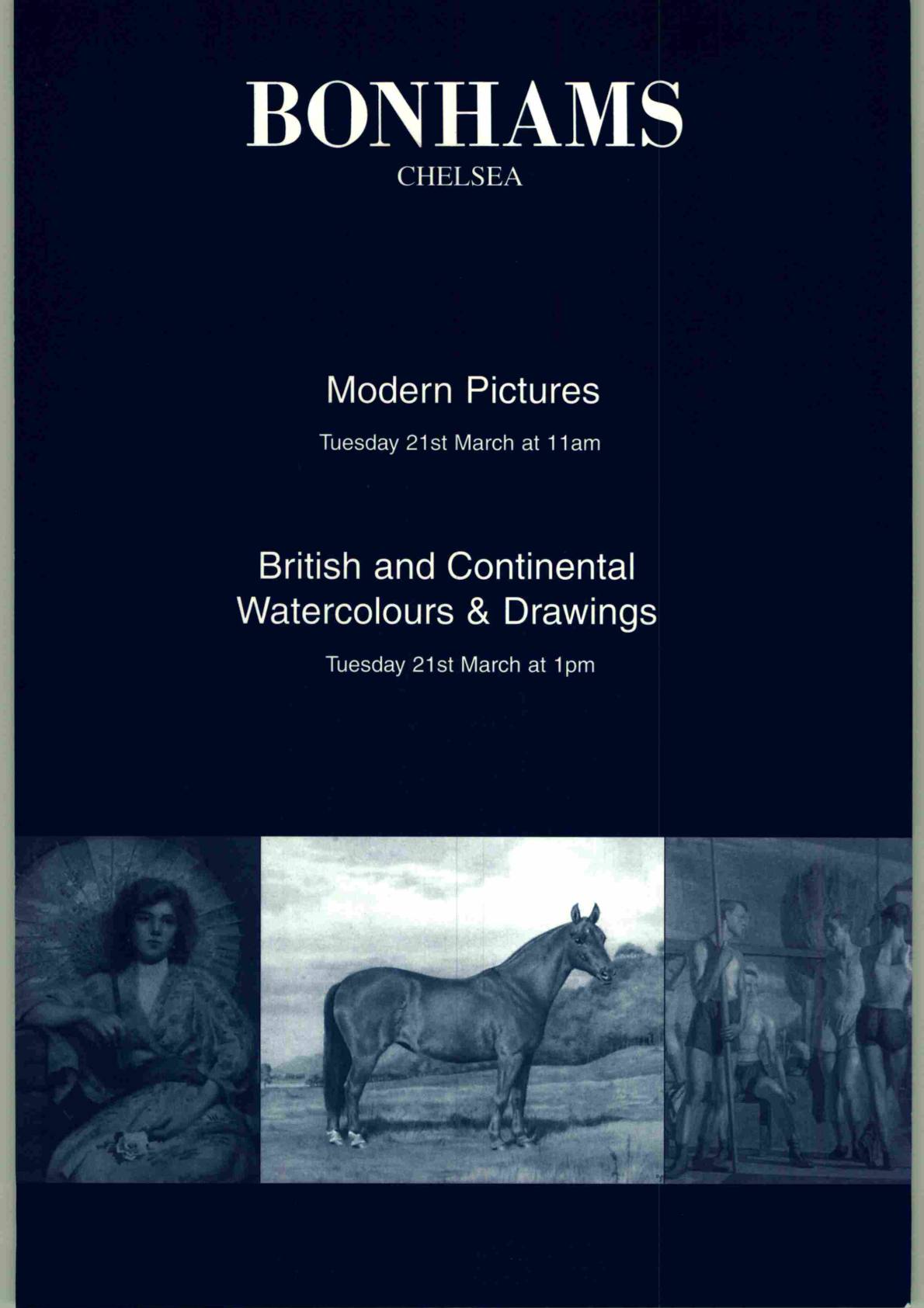 Bonhams March 2000 Modern pictures and British & Continental (Digital only)