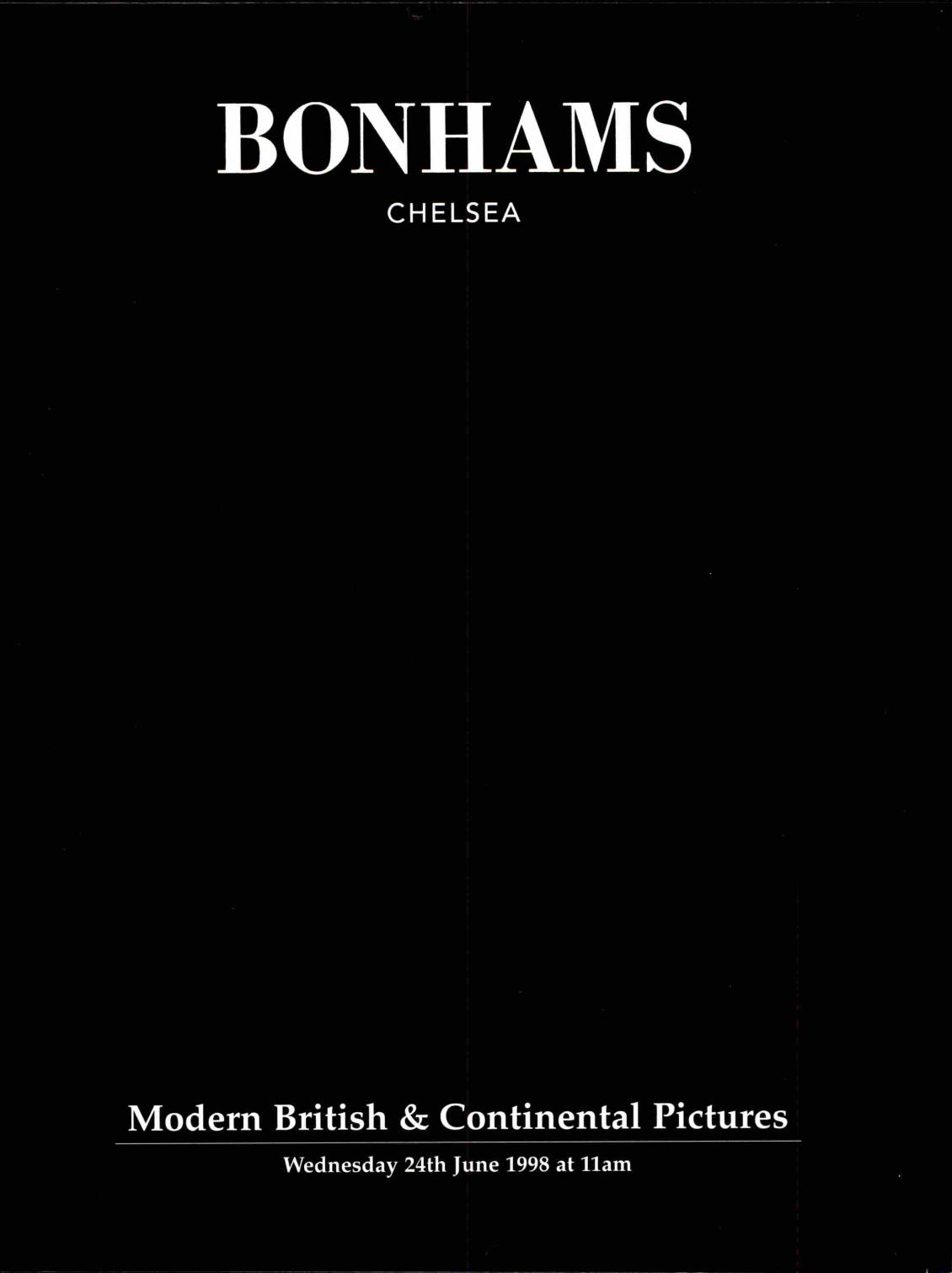 Bonhams June 1998 Modern British and Continental Picture (Digital only)