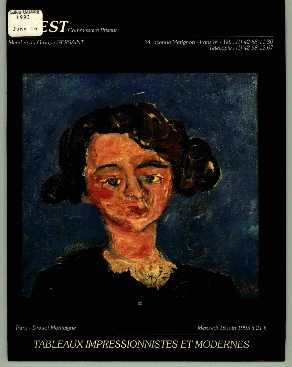 Briest June 1993 Impressionist & Modern Paintings (Digital only)