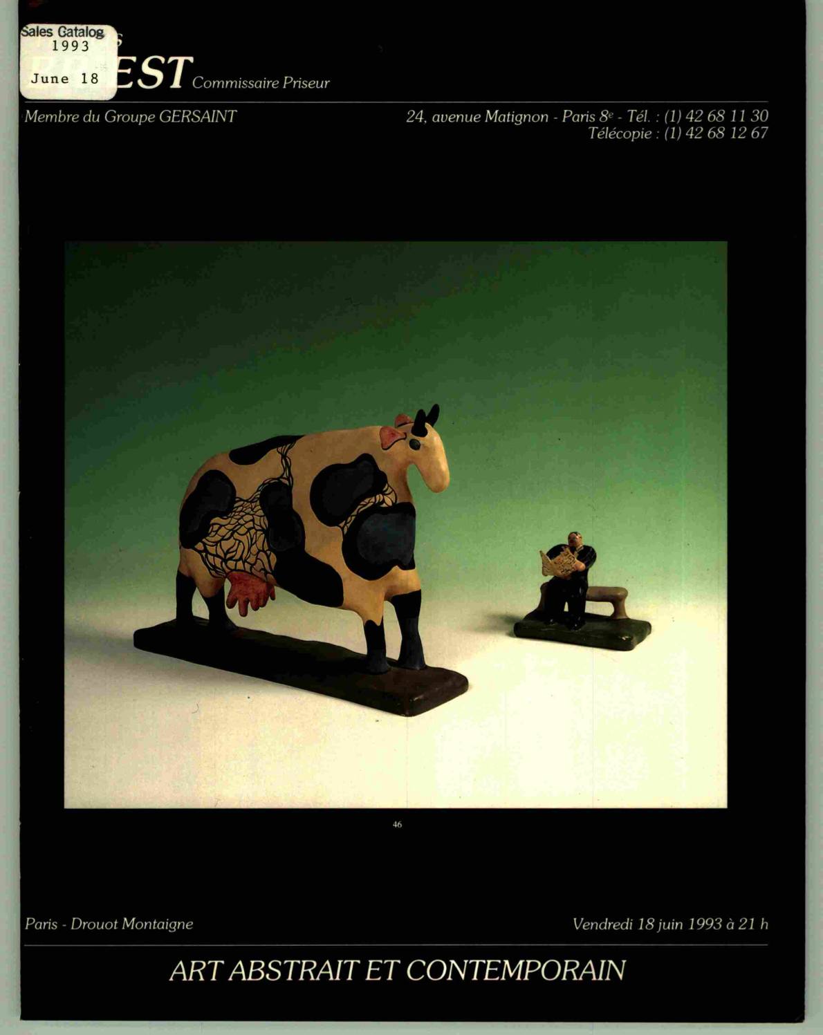 Briest 18th June 1993 Abstracts & Contemporary Art (Digital only)