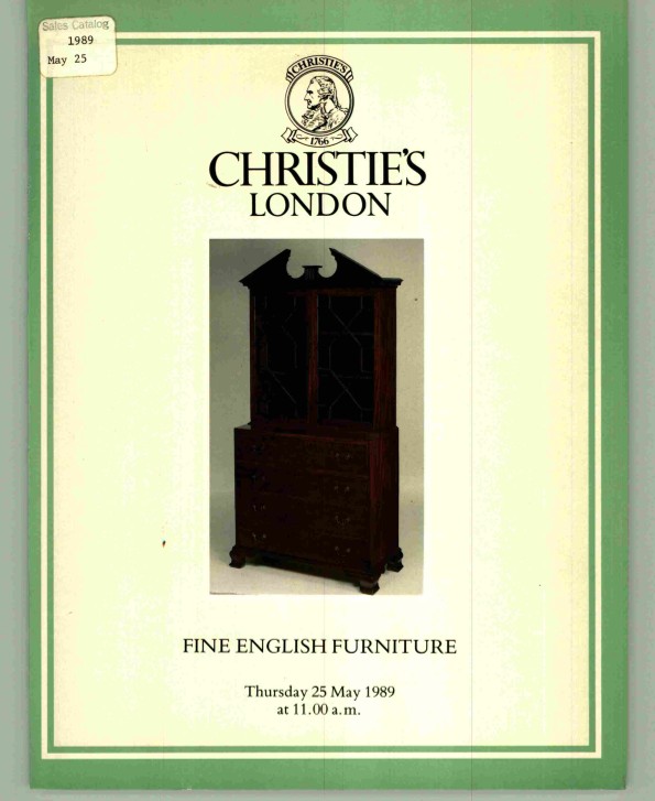 Christies May 1989 Fine English Furniture?(Digital only)