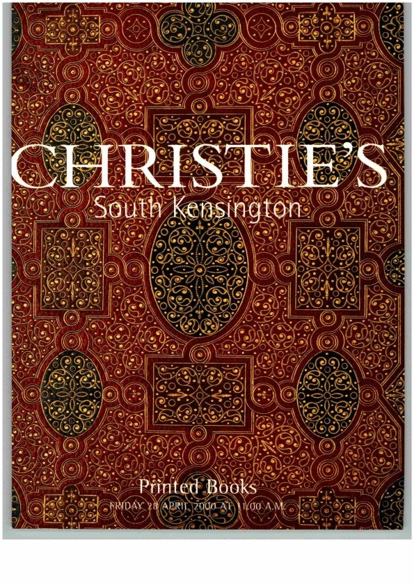 Christies April 2000 Printed Books (Digital only)