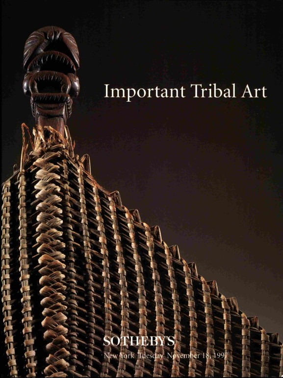 Sothebys November 1997 Important Tribal Art (Digital only)
