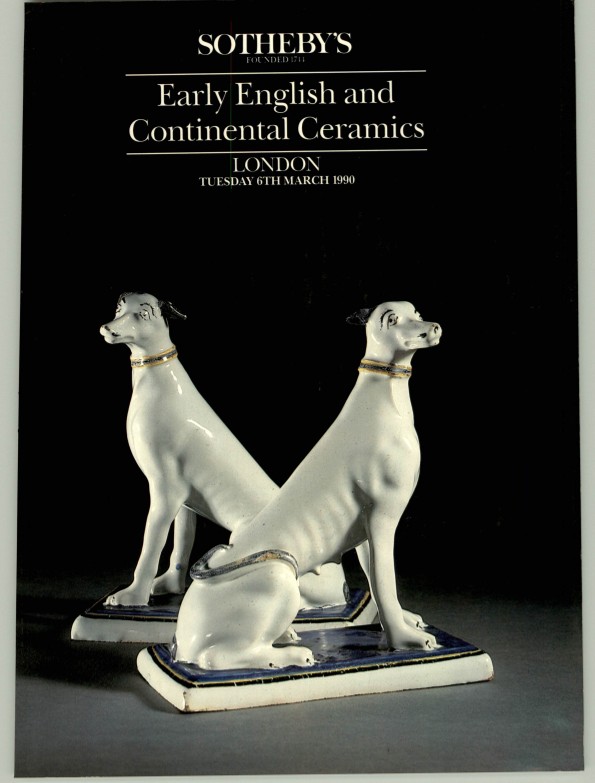 Sothebys March 1990 Early English & Continental Ceramics (Digital only)