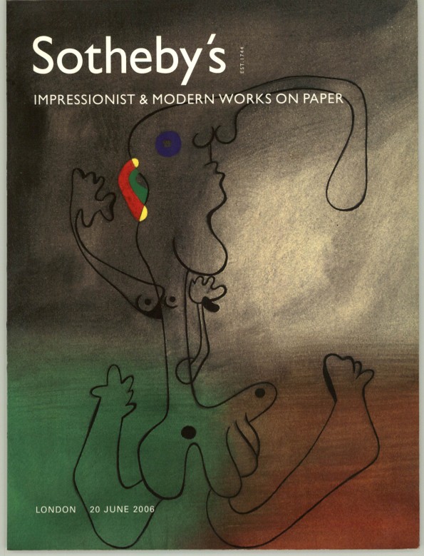 Sothebys June 2008 Impressionist & Modern Works on Paper (Digital only)