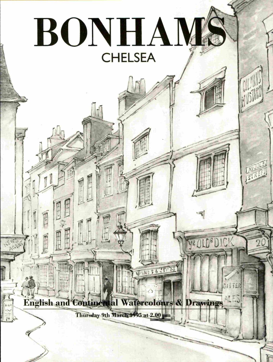 Bonhams March 1995 English & Continental Watercolours and Drawings (Digital only