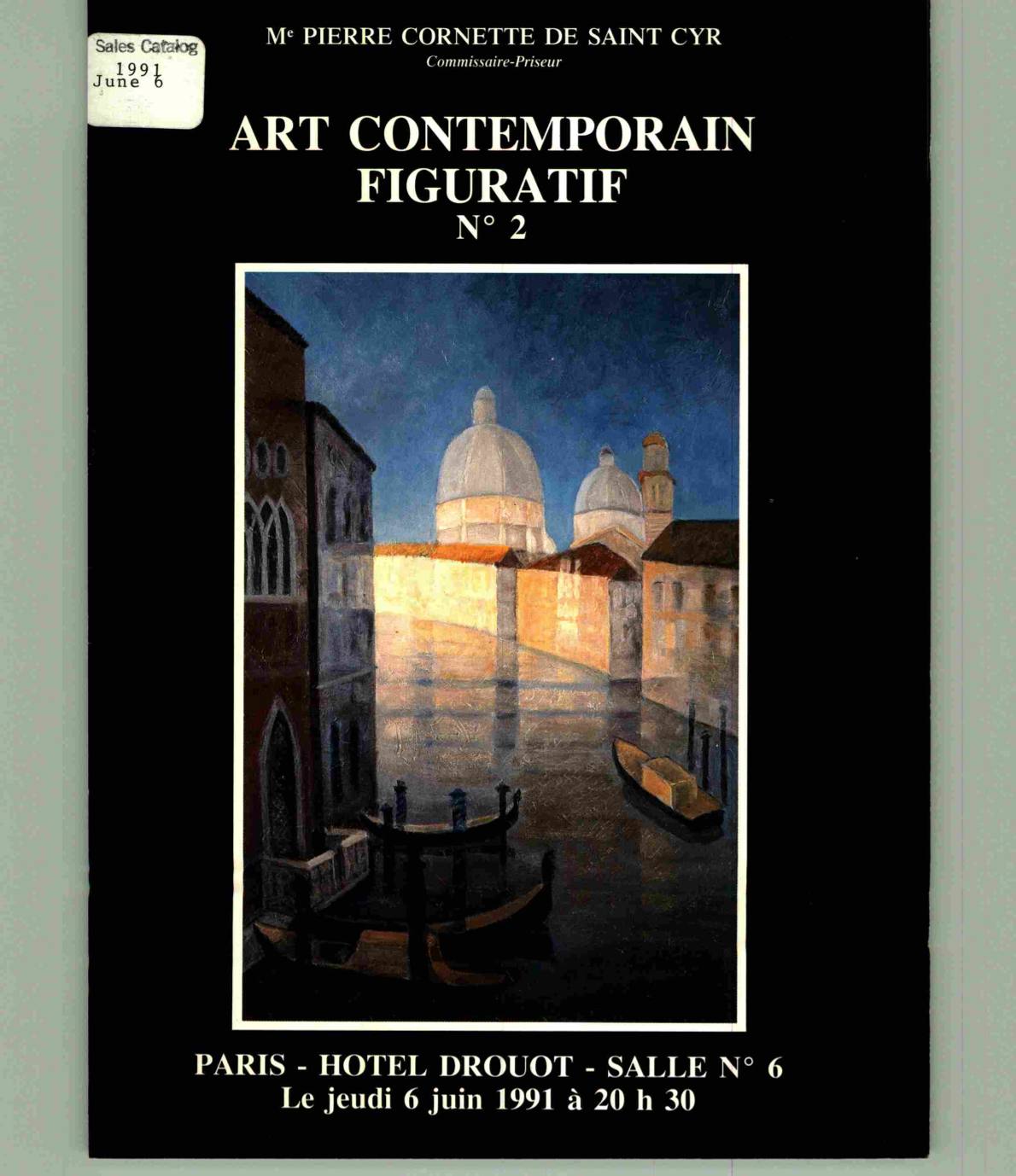 Cornette de Saint Cyr June 1991 Figurative Contemporary Art (Digital only)