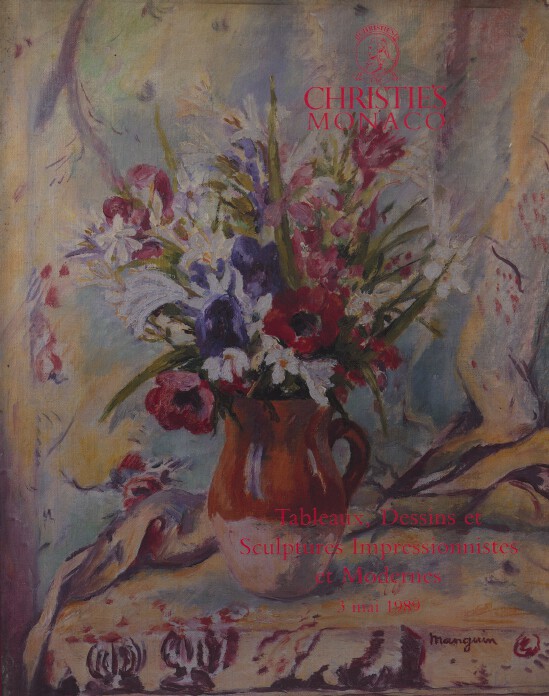 Christies 1989 Impressionist, Modern Paintings Drawings & Sculpture - Click Image to Close