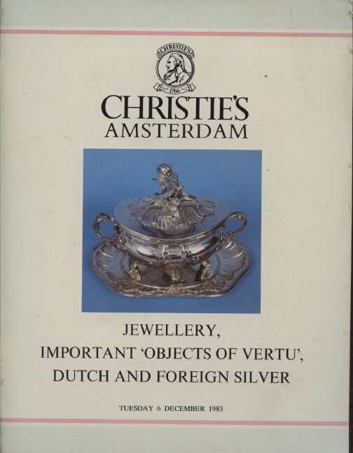 Christies December 1983 Jewellery, Objects of Vertu, Dutch & Foreign Silver