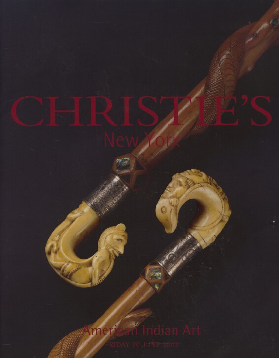Christies June 2003 American Indian Art - Click Image to Close