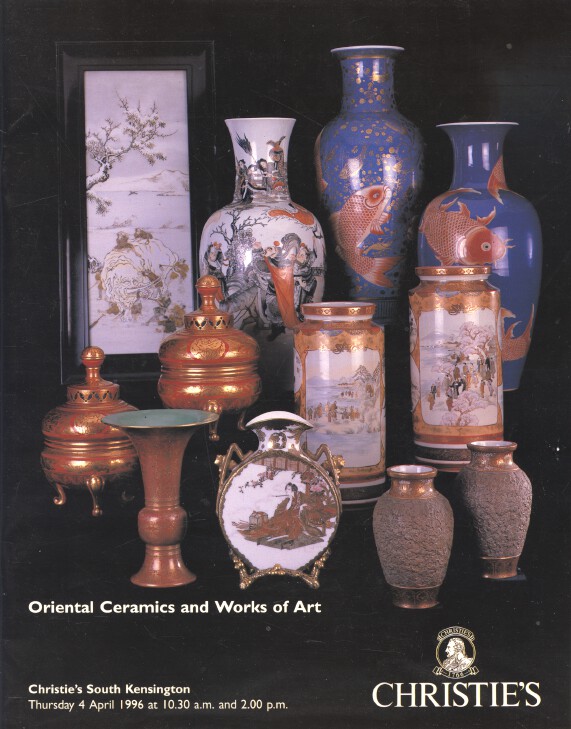 Christies April 1996 Oriental Ceramics and Works of Art