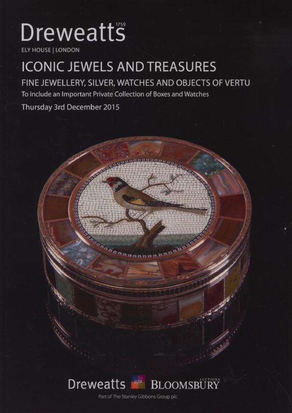 Dreweatts 2015 Iconic Jewels & Treasures, watches, Vertu, silver