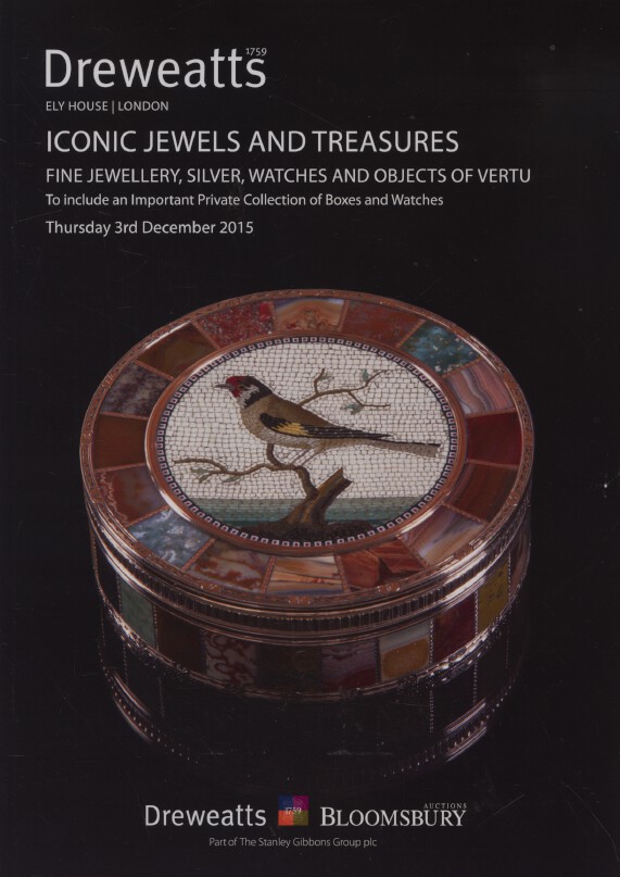 Dreweatts 2015 Iconic Jewels & Treasures, watches, Vertu, silver - Click Image to Close