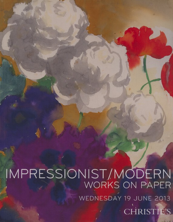 Christies June 2013 Impressionist / Modern Works on Paper