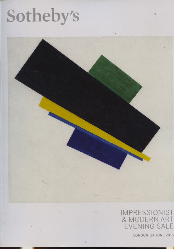 Sothebys June 2015 Impressionist & Modern Art Evening Sale