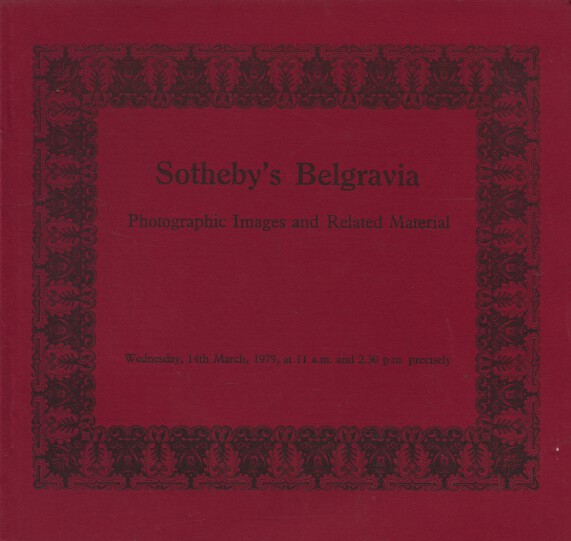 Sothebys March 1979 Photograps & Related Material (Digital only)