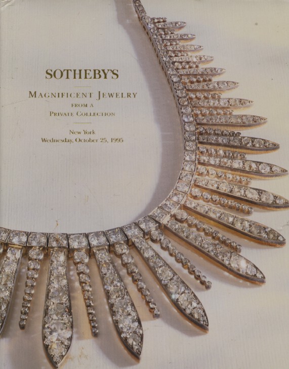 Sothebys October 1995 Magnificent Jewelry From a Private Collection