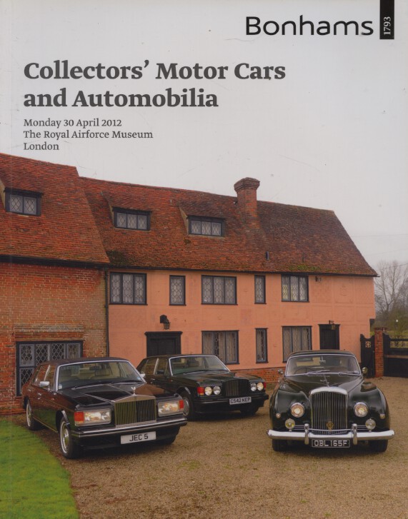 Bonhams April 2012 Collectors Motor Cars & Automobilia