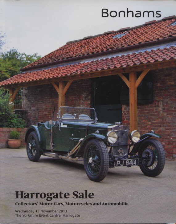 Bonhams November 2013 Collectors Motor Cars, Motorcycles and Automobila
