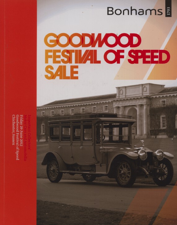 Bonhams June 2012 Important Collectors Motor Cars and Automobila