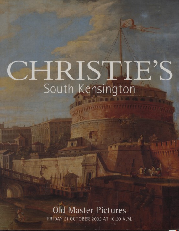 Christies October 2003 Old Master Pictures (Digital only)