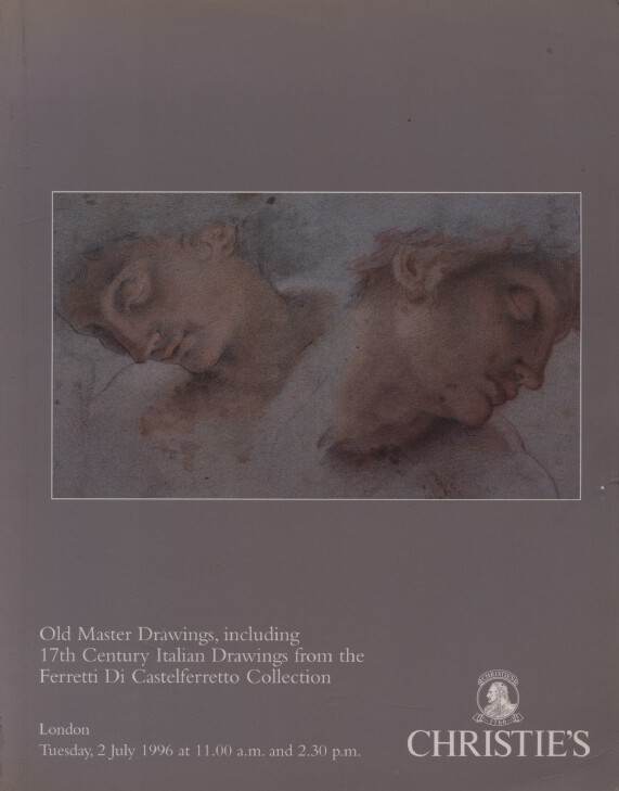 Christies July 1996 Old Master Drawings inc Castelferretto Collection - Click Image to Close